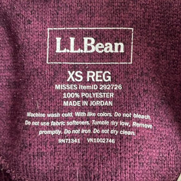 L.L.Bean Women’s Pullover Sweater - XS, Plum - Picture 3 of 7